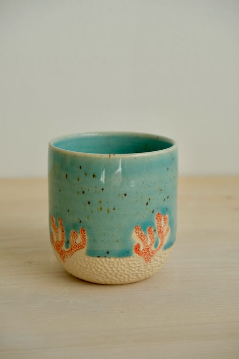 Coral espresso cup