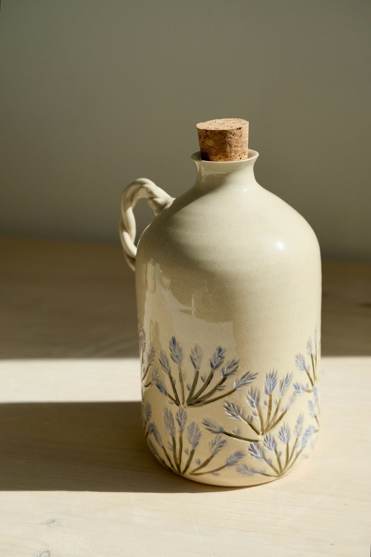Lavender oil bottle
