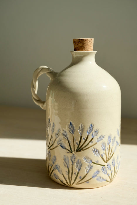 Lavender oil bottle