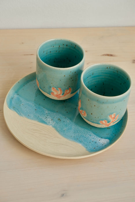 Coral espresso cup