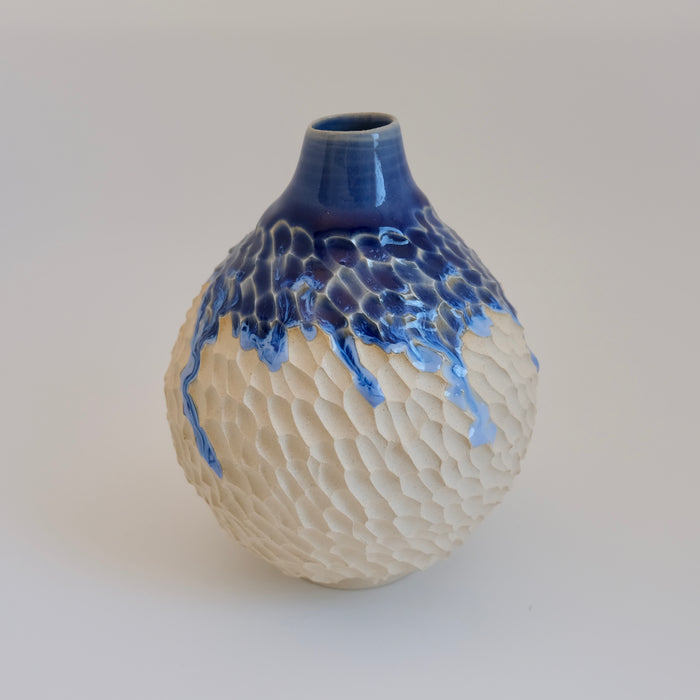 Deep blue vase