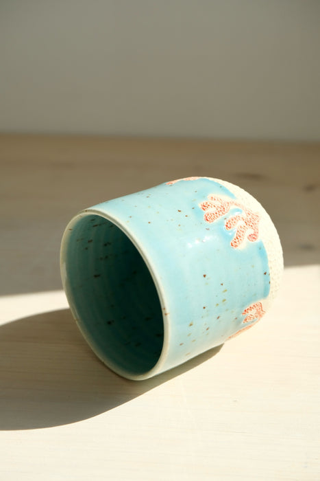 Coral espresso cup