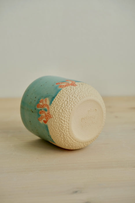 Coral espresso cup