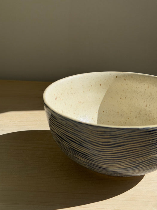 Deep Blue bowl in sunlight