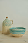 Pine olive oil bottle with a Sea bowl