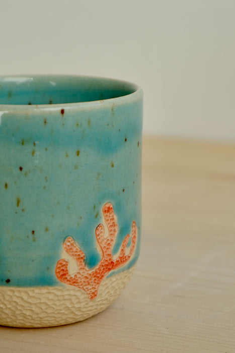 Coral espresso cup