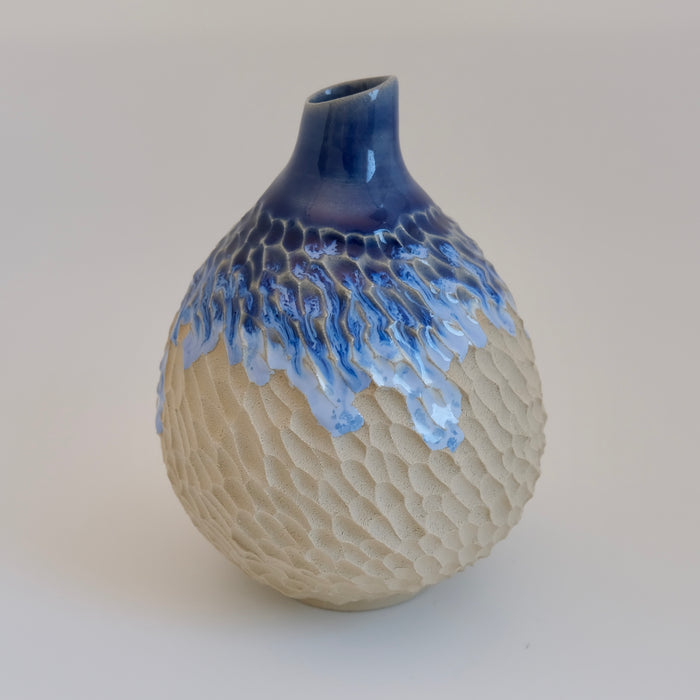 Deep blue vase
